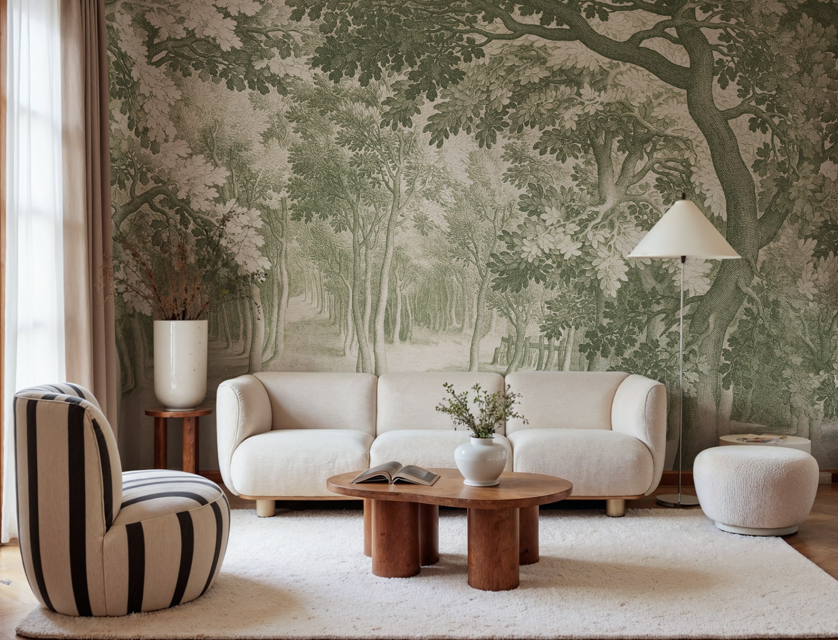 Engraved Forest Serenity