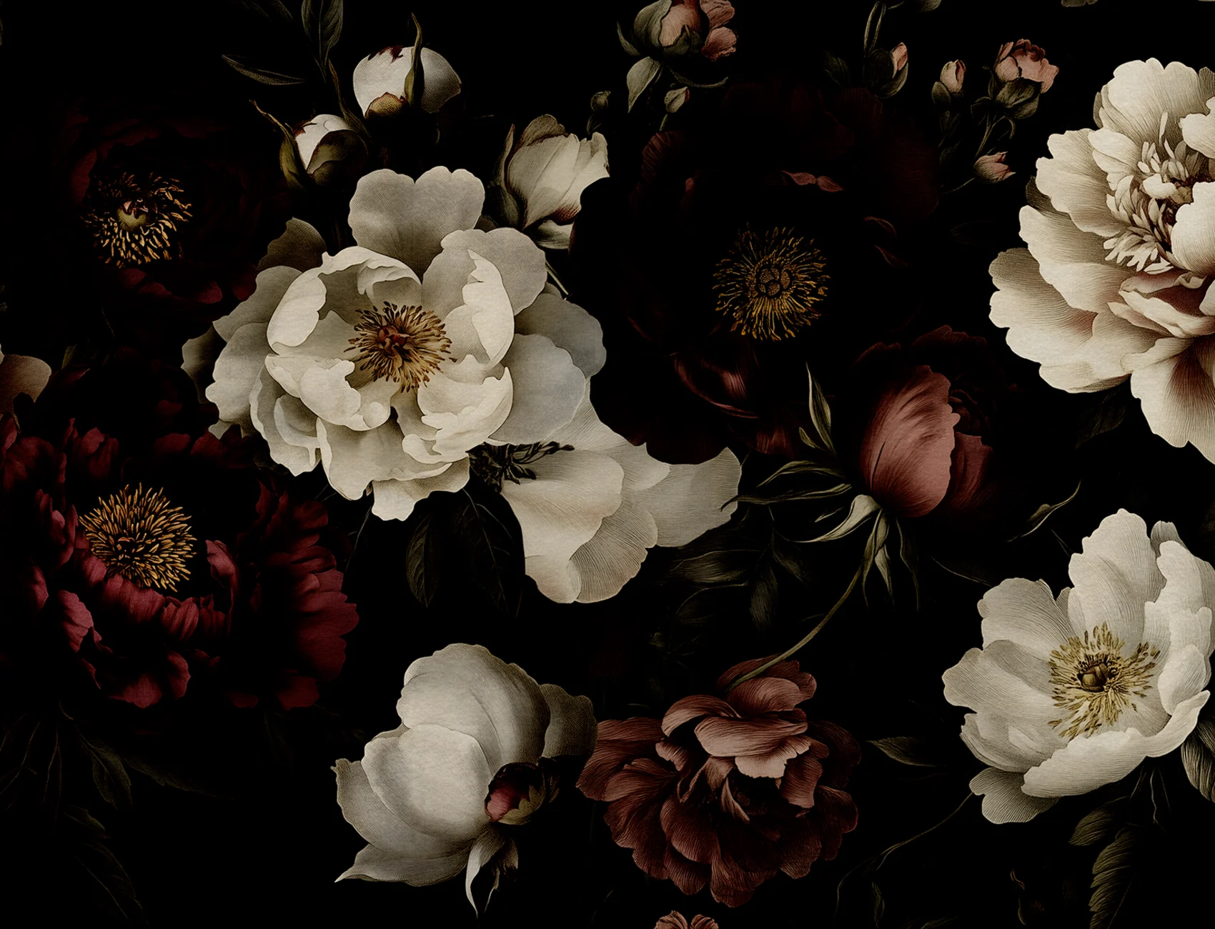Umfassender Vintage-Charme mit floraler Anmut