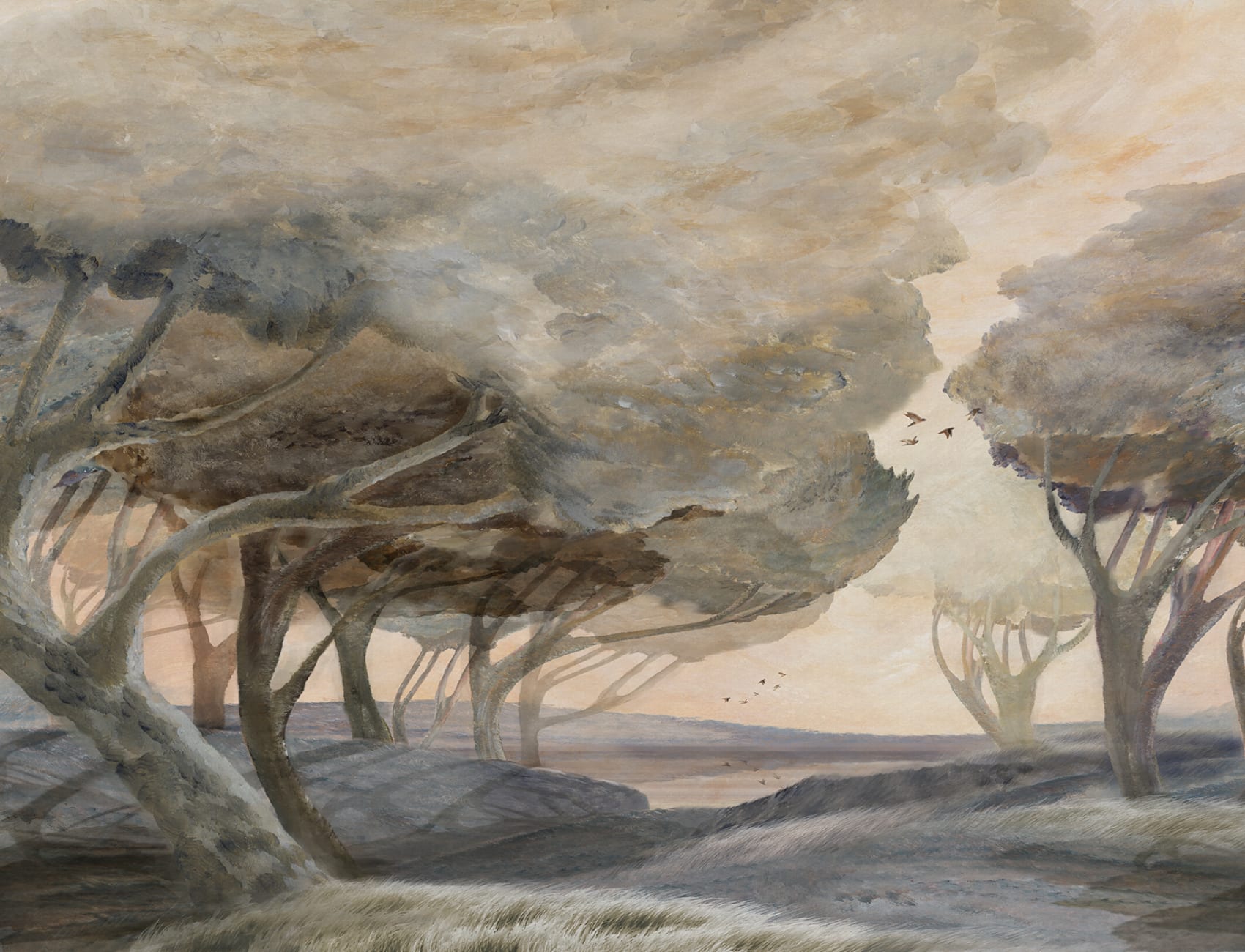 Whispering Trees: A Windy Woods Escape