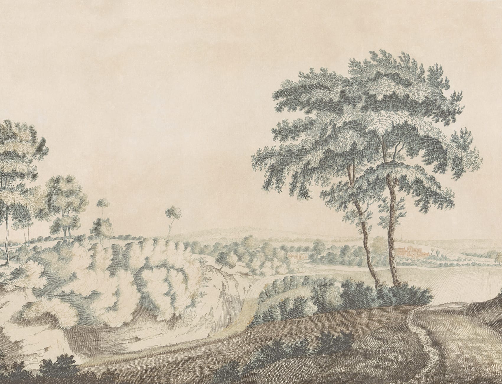 Tauche ein in die ruhige Landschaft
