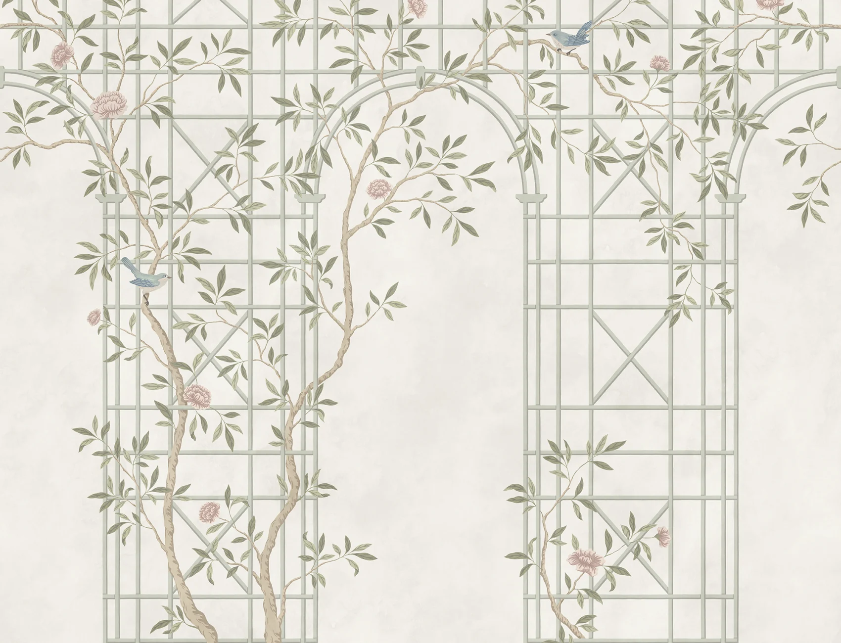 Chinoiserie Trellis: Eleganza in Luce