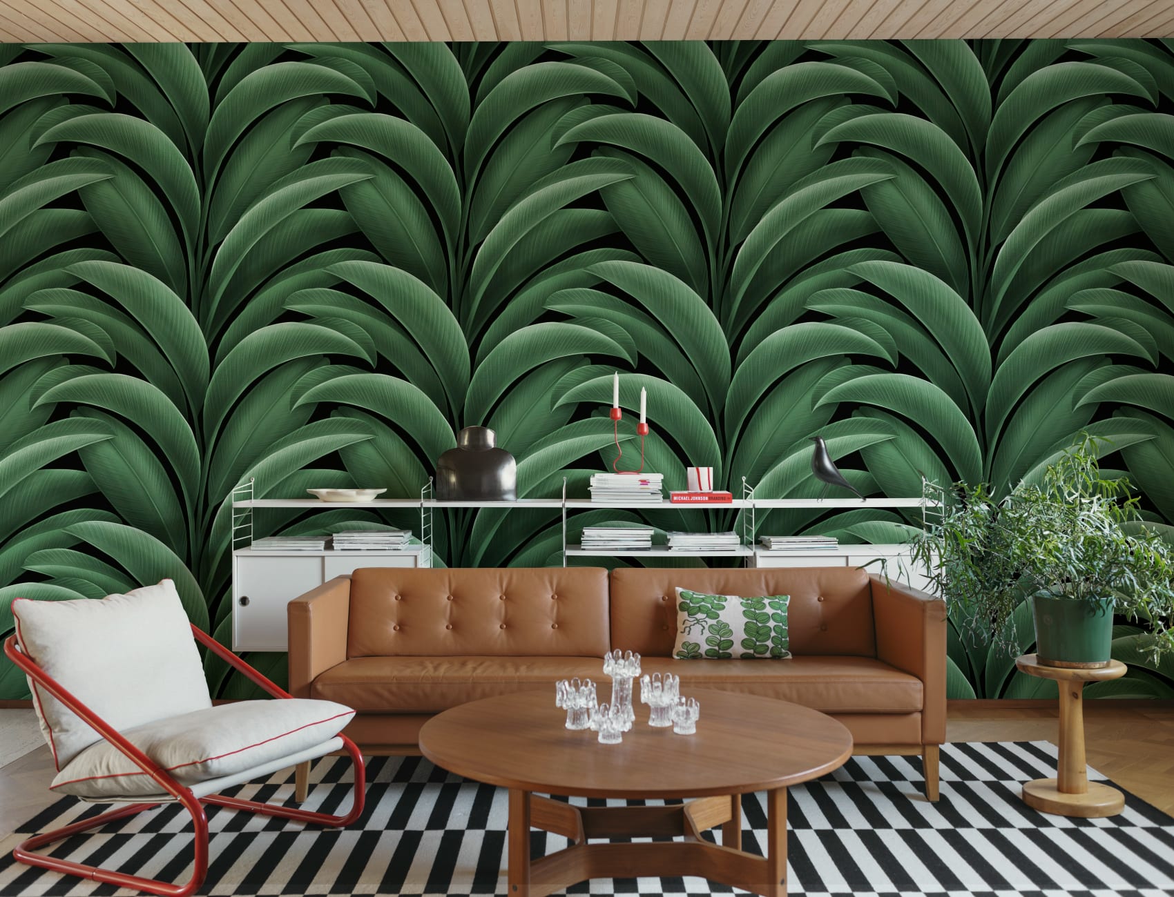 Embrassez la nature avec de grandes feuilles