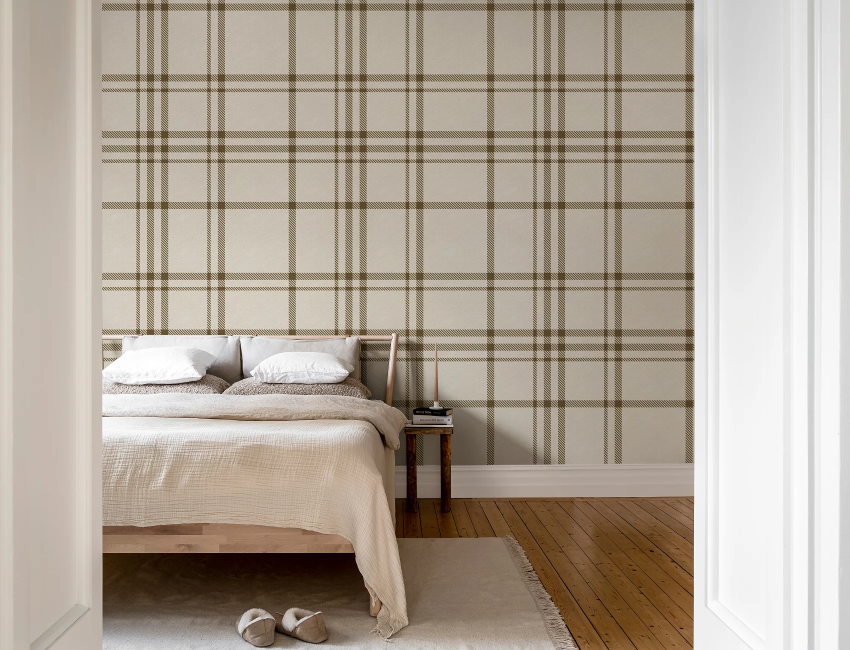 Sophisticated Brown Check