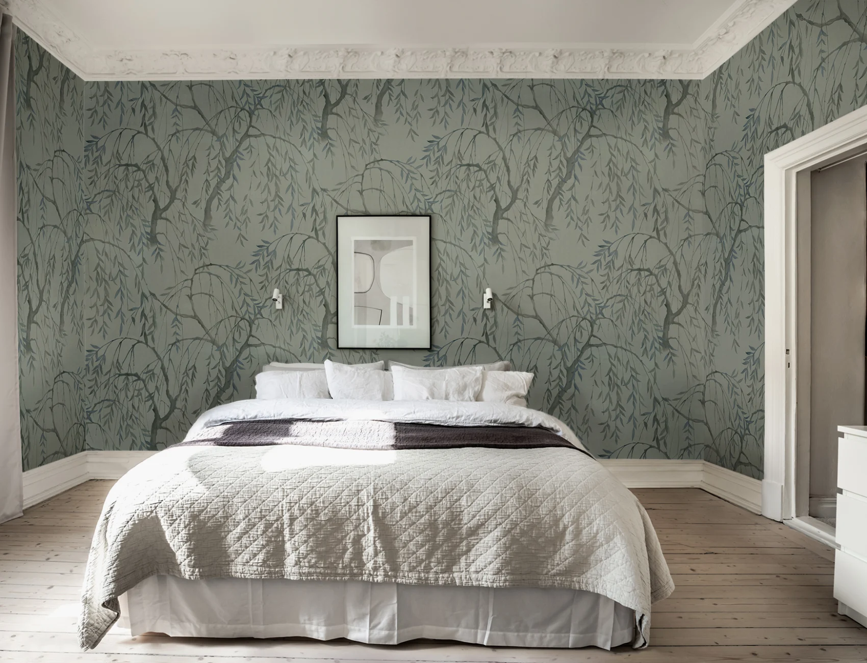 There's no need for green fingers when you have green walls