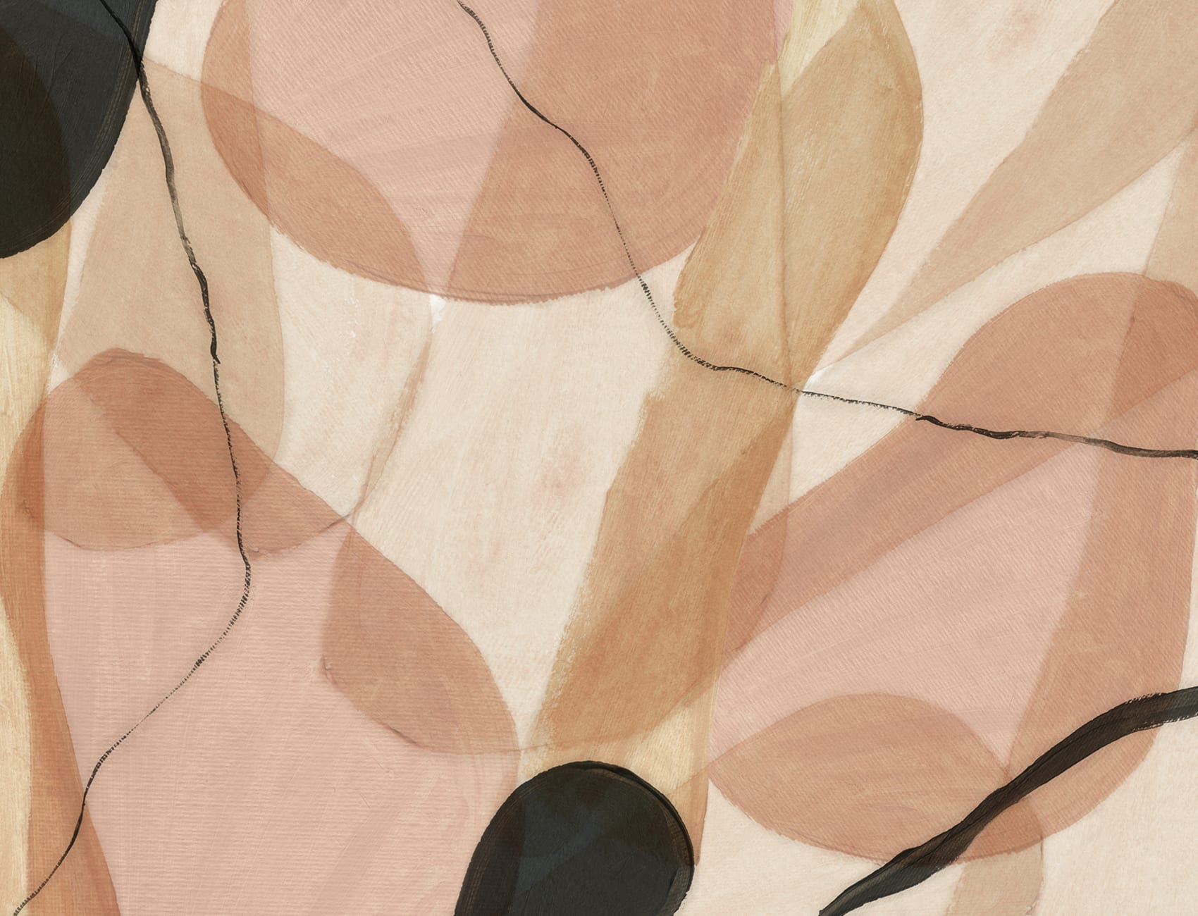 Abstract wall mural