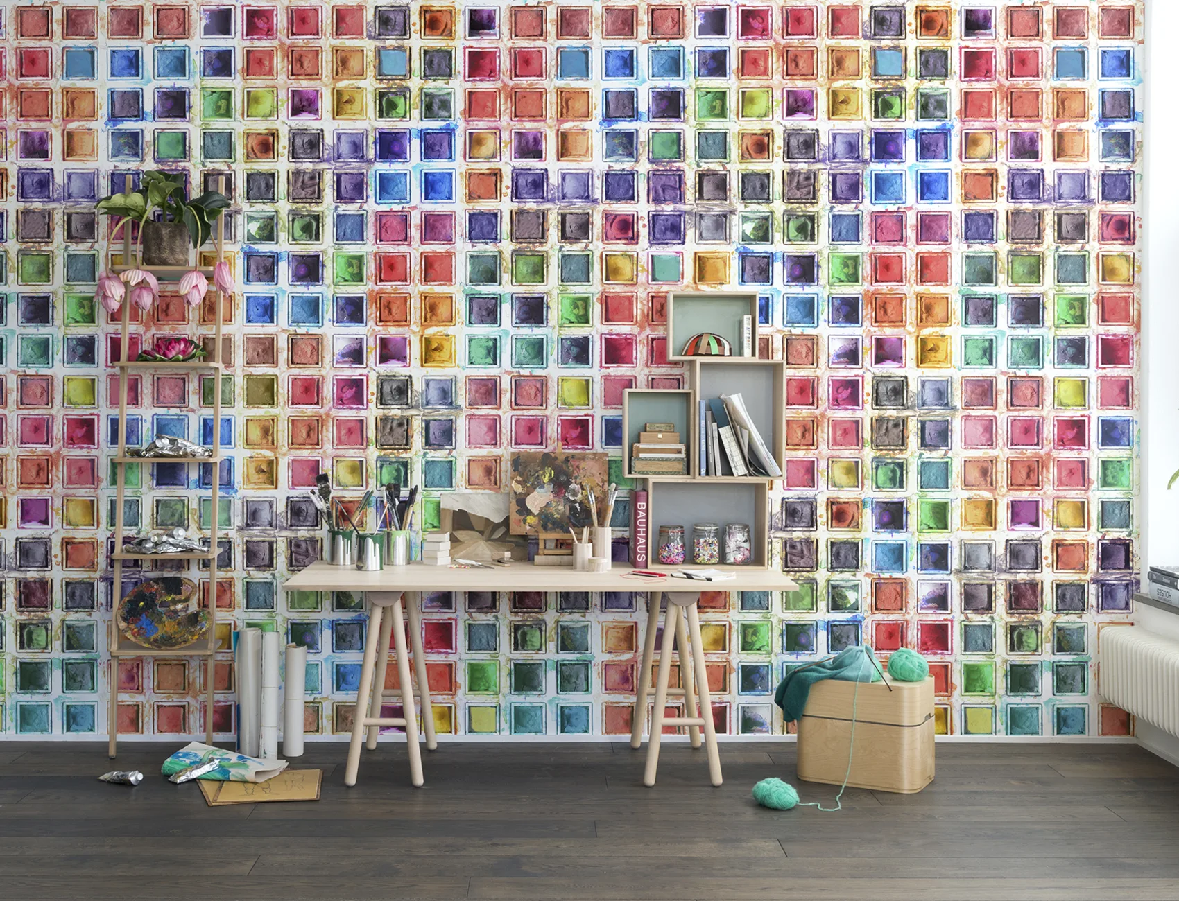 With colour pigments from all corners of the world