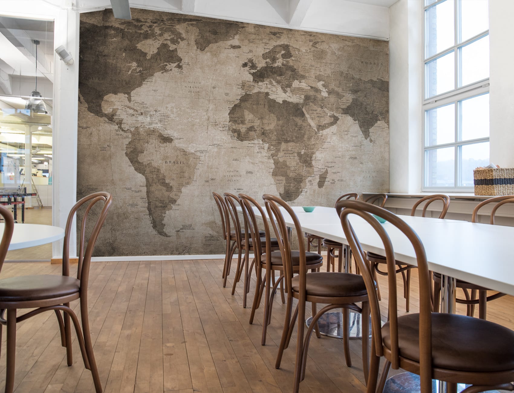 The world in sepia