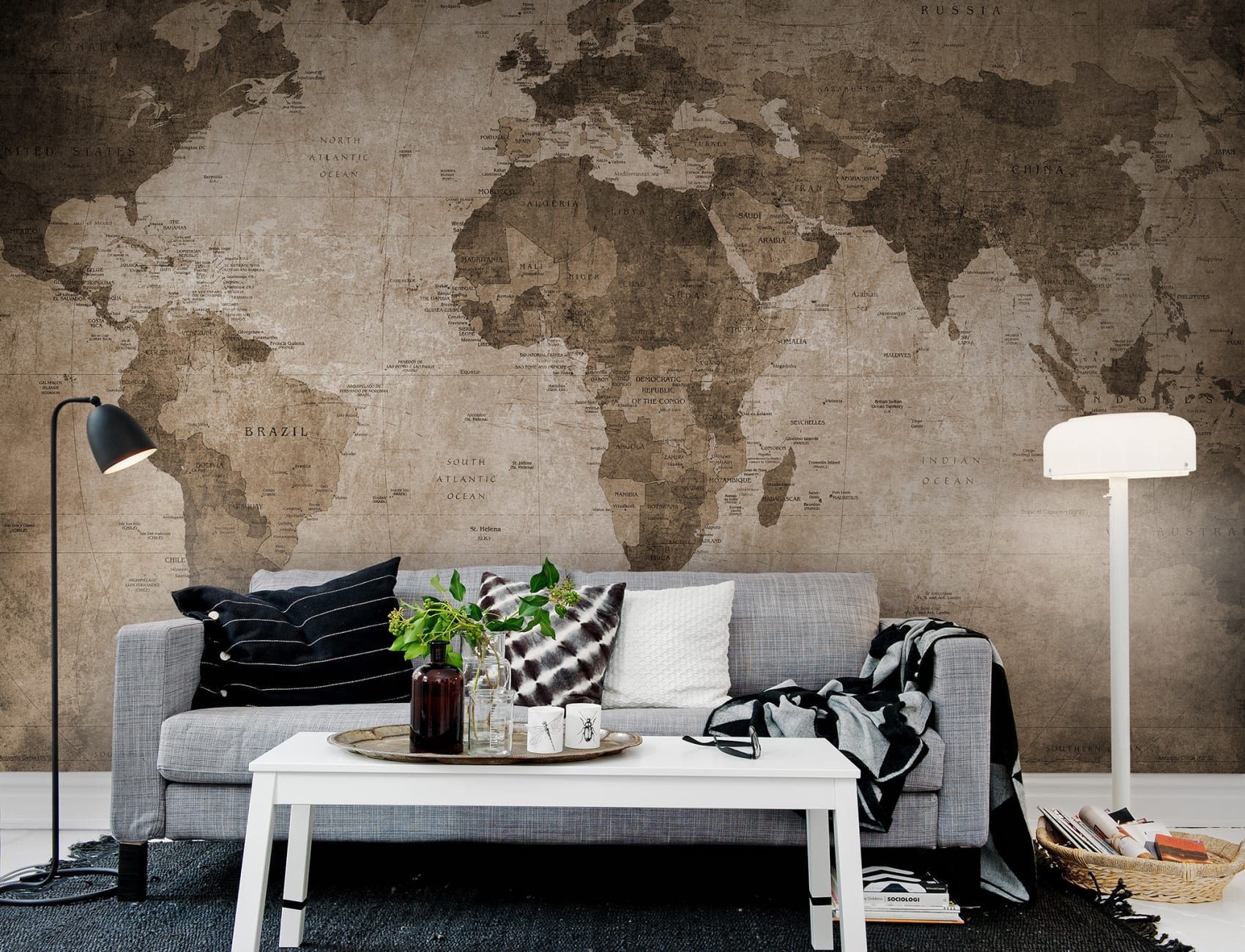 The world in sepia
