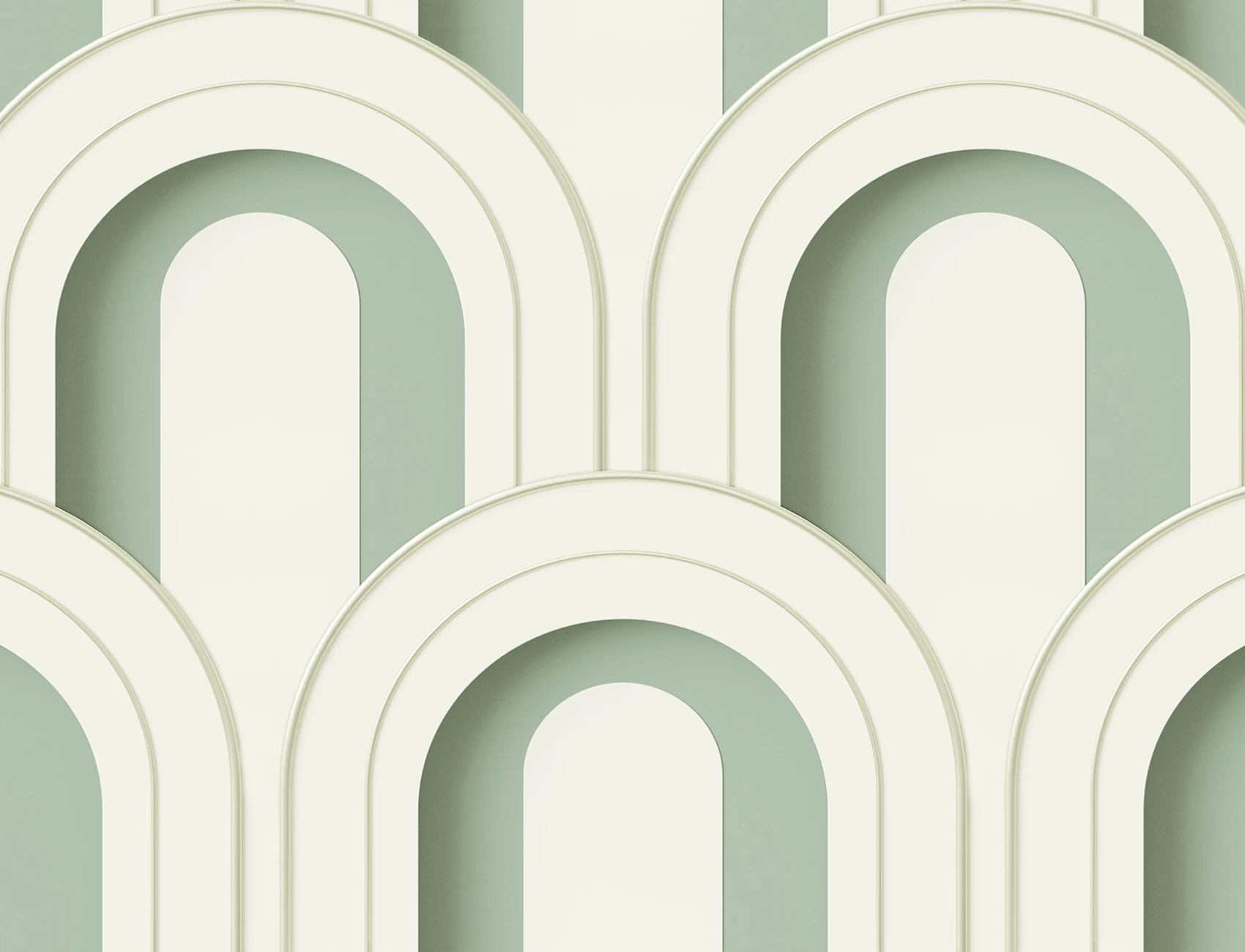 Arch Deco Bijou, Soft Green