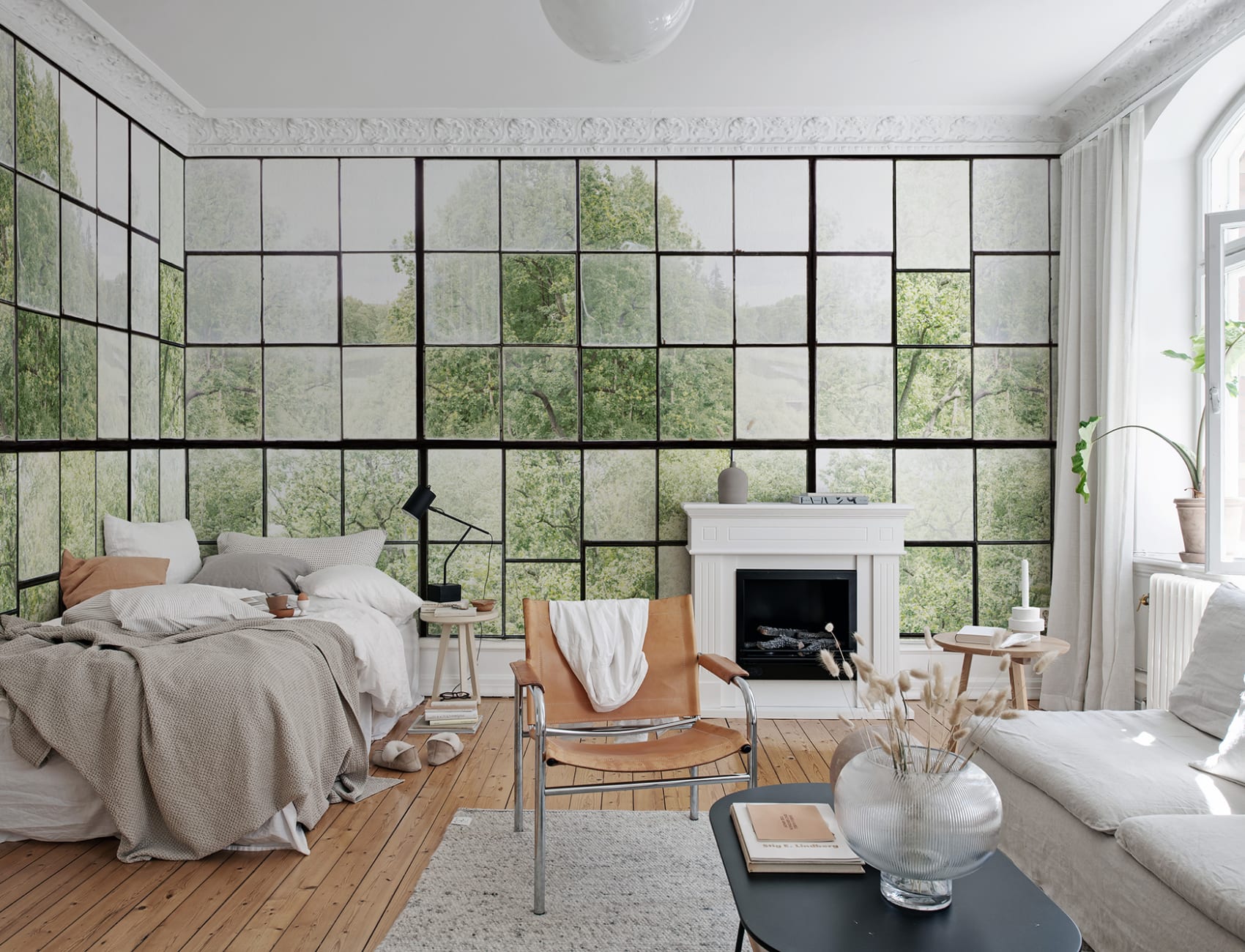 Take a look outside of your walls with a window wall mural
