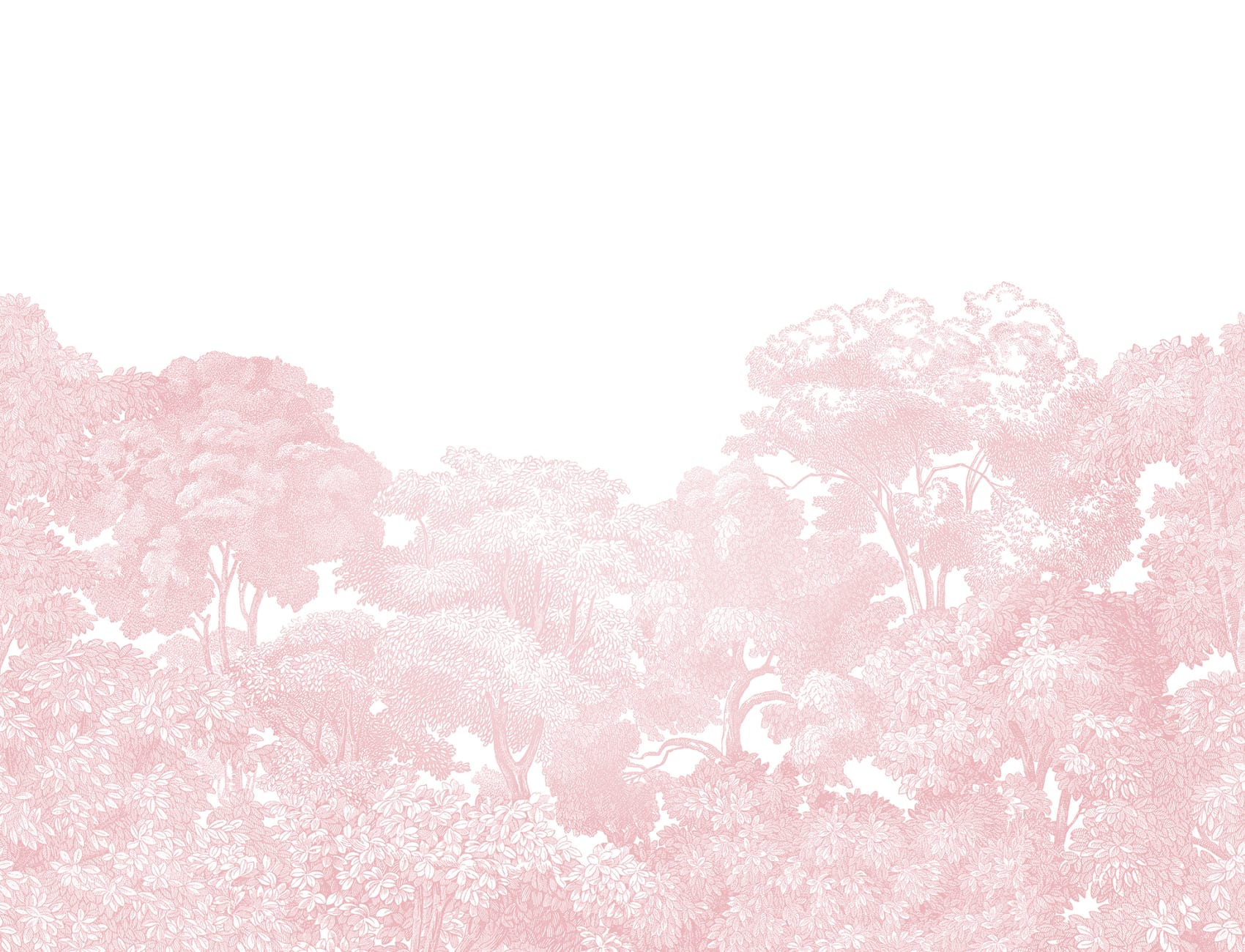 Pink wall mural for daydreamers