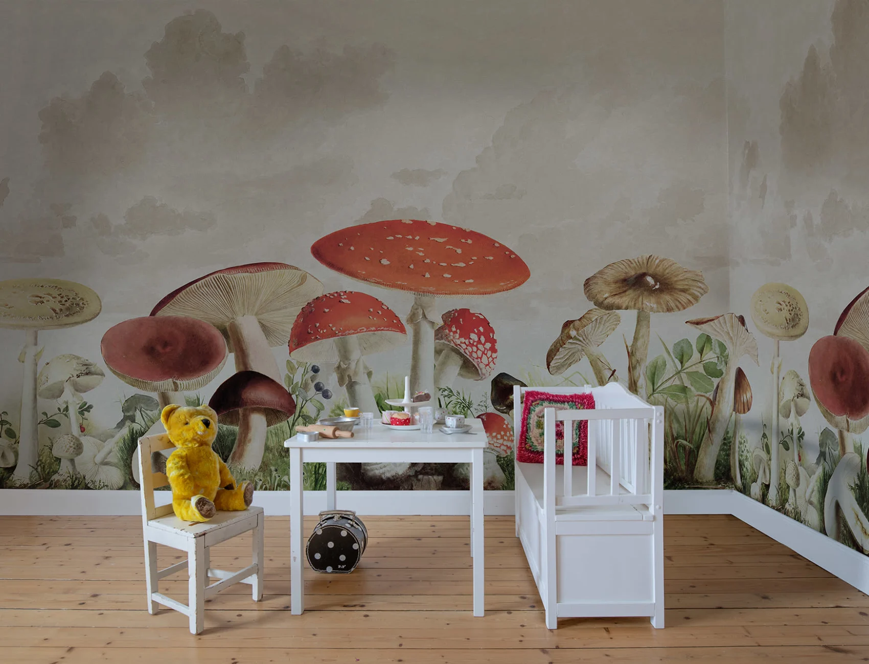 Giant Friendly Mushrooms