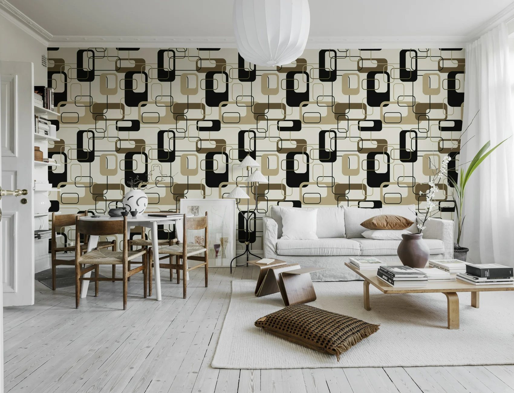 Beige Retro Chic