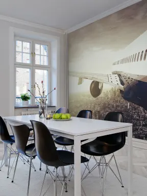 Tapet mural med flygplan