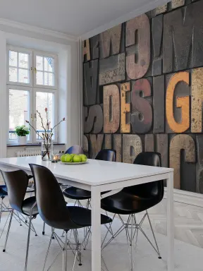 Extraordinary wall mural