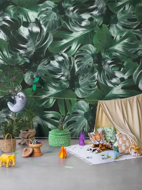 Papier peint feuille
