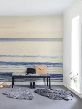 The peaceful tranquility of the sea can be found in this beguiling sea mural