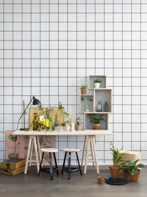 Ein Wandspalier für Minimalisten