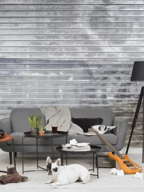 Whats under the raw cover of this city mural?