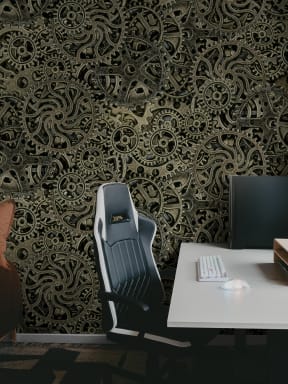 Let the wheels keep turning – with this wall mural