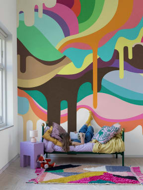 A WALL MURAL FOR THOSE WITH A SWEET TOOTH