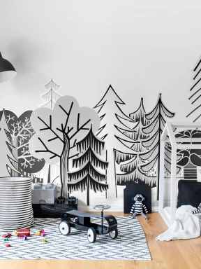 MINIMALISTIC 3D FOREST