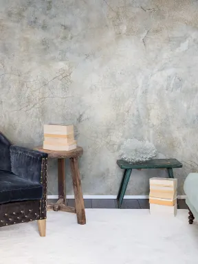 Amazing stone wall mural