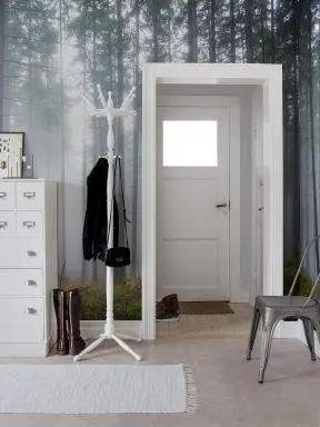 Motiv av en mystisk skogsglänta