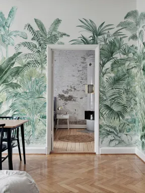 Décor mural de la jungle