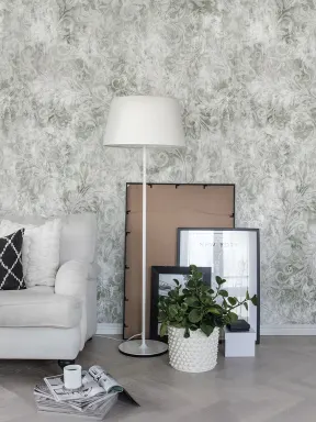 A wall mural where things grow wild in a peaceful way