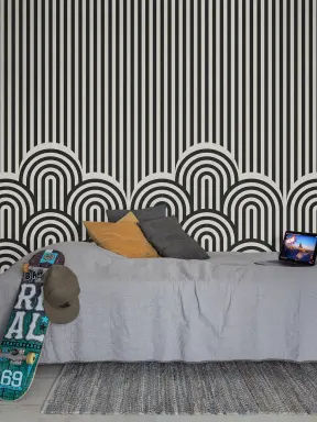 Black and white wallpaper