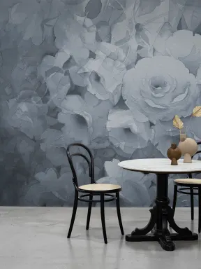 Papel de parede floral na hora do crepúsculo