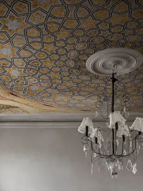 Beautiful mosaic ceiling mural