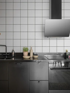 Square Tiles, Clean White