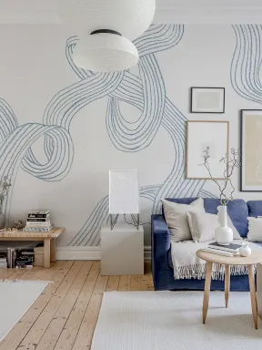 Stripes, Light Blue