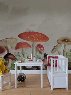 Giant Friendly Mushrooms