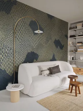 Padrão exclusivo pintado à mão