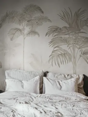 Elegant palmutsikt