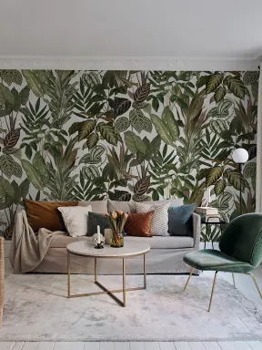Mischievous Jungle, White