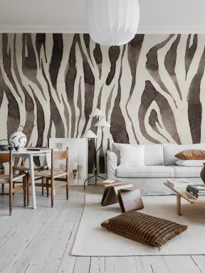 Zebra Stripes, Brown