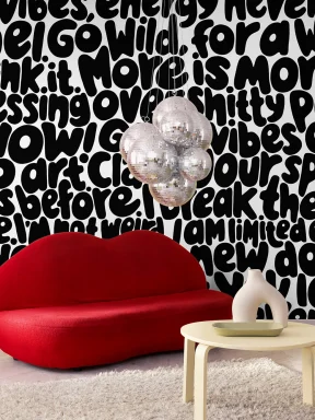 Gewagte Typografie-Tapete