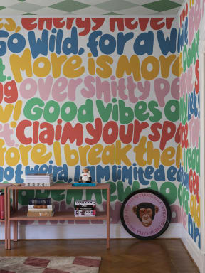 Gewagte Typografie-Tapete