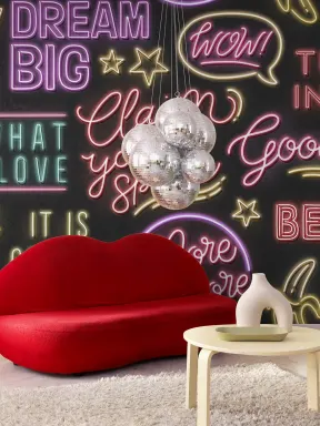 Neon typografi