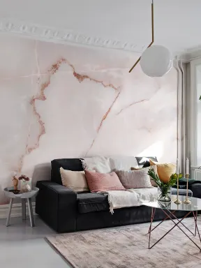 A pink stone pattern