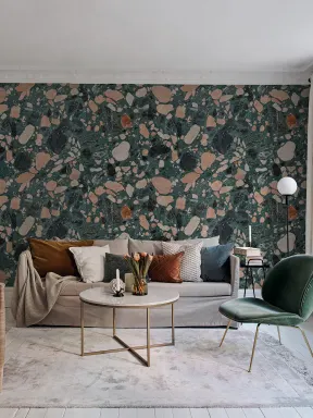 A colorful terrazzo