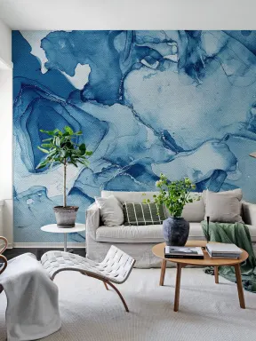Blue Watercolors