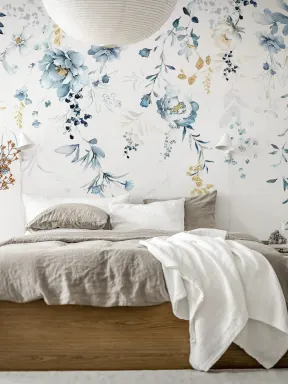 Delicate Hanging Flowers and Branches