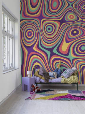 Eintauchen in eine Welt der Farben und des Fließens