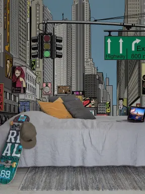 Comic Book Wall