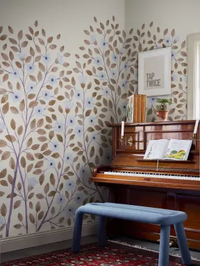 Beige blomsterdröm